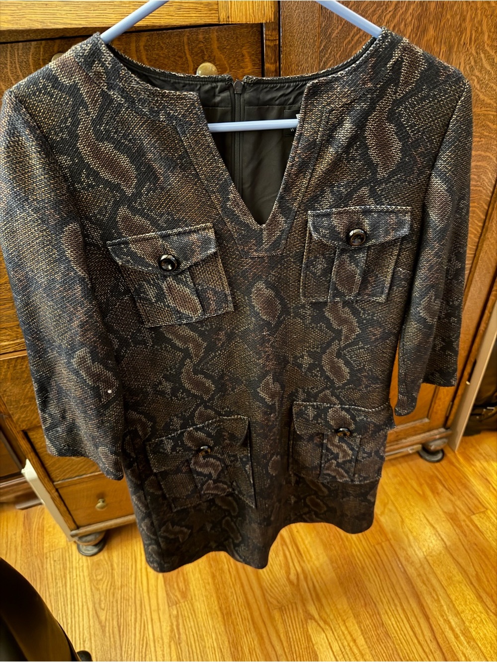 W by Worth Animal Print Dress